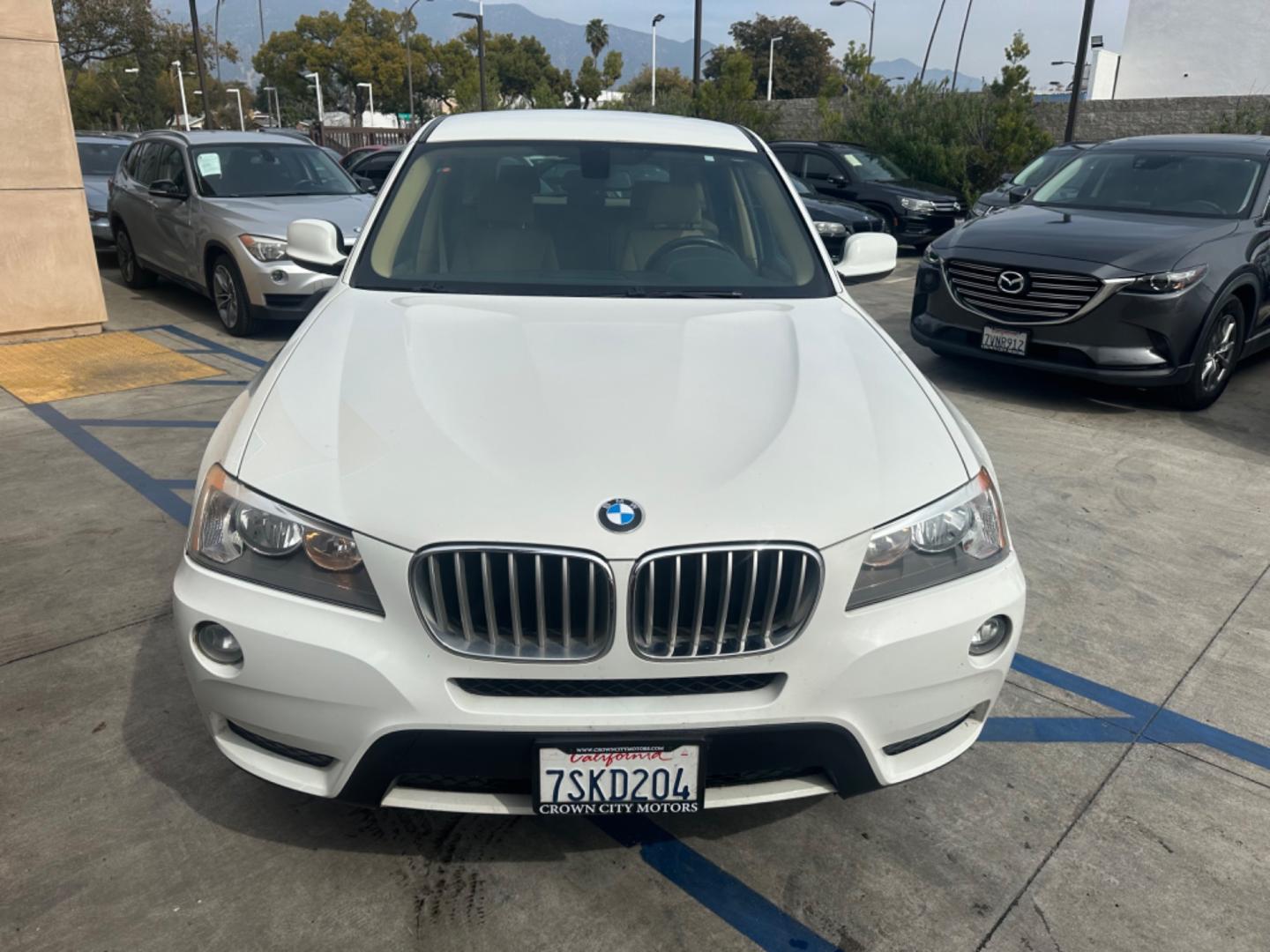 2013 WHITE /Tan BMW X3 xDrive28i (5UXWX9C54D0) with an 3.0L L6 DOHC 24V engine, 8-Speed Automatic transmission, located at 30 S. Berkeley Avenue, Pasadena, CA, 91107, (626) 248-7567, 34.145447, -118.109398 - Moon roof! Leather! Premium Package! - Photo#7